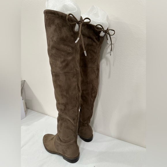 Marc Fisher Suede Over The Knee Riding Boots. Women’s Size 5M. Taupe/Brown. New - Picture 5 of 12